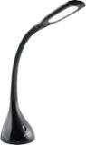 OttLite - Creative Curves LED Desk Lamp with Four Brightness Settings, Adjustable Height and Clear Sun Technology - Black