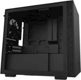 NZXT - H210 Mini ITX Tower Case with Tempered Glass - Matte Black