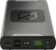 Goal Zero - Sherpa 25,600 mAh Portable Charger for Most Qi and USB Enabled Devices - Space Gray