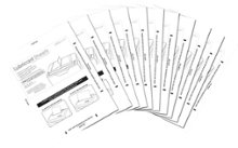 ShredCare - Shredder Lubricant Large-Size Sheets (12-Pack)