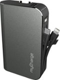 myCharge - HUB Turbo 6700 mAh Portable Charger for Most Mobile Devices - Gray