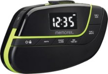 Memorex - Armband Radio - Black With Bright Green Trim