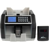 Royal Sovereign - Front-Loading Bill Counter with Counterfeit Detection - Black/Silver