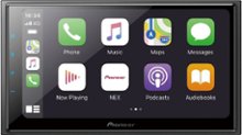 Pioneer - 6.8" - Amazon Alexa Built-in, Android Auto™, Apple CarPlay®, Bluetooth® - Multimedia Digital Media Receiver - Black