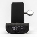 iHome - TimeBase Pro+ - Bluetooth Alarm Clock with Triple Charging - Black