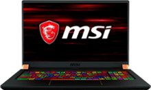 MSI - Geek Squad Certified Refurbished 17.3" Laptop - Intel Core i7 - 16GB Memory - NVIDIA GeForce RTX 2070 Max-Q - 512GB SSD - Matte Black With Gold Diamond Cut