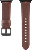 Platinum™ - Pride Edition Horween Leather Band for Apple Watch 42, 44, 45mm (Series 1-8) and Apple Watch Ultra 49mm - Bourbon