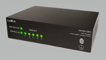 Luxul - 5 Port Gb Multi-Mount SwitchW/PD POWER - Black