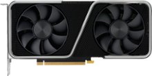 NVIDIA - GeForce RTX 3060 Ti 8GB GDDR6 PCI Express 4.0 Graphics Card - Titanium and black