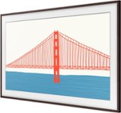 Samsung - 55” The Frame Customizable Bezel - Modern Brown