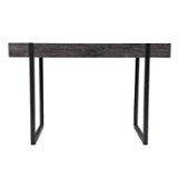 SEI Furniture - Harkriven Small Space Desk - Black oak and black finish