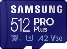 Samsung - PRO Plus 512GB microSDXC UHS-I Memory Card with Adapter