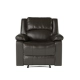 Relax A Lounger - Parkland Faux Leather Recliner in - Java