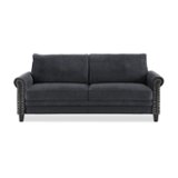 Lifestyle Solutions - Ashley Rolled Arm Sofa - Charcoal