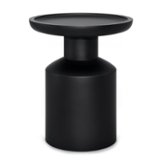 Simpli Home - Haynes Solid Mango Wood 16 inch Wide Round Boho Wooden Accent Table - Black