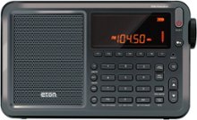 Eton - Elite Executive AM/FM/Aircraft Band/SSB/Shortwave Radio with RDS and Custom Leather Carry Cover - Gray