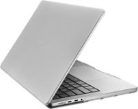 Insignia™ - Frosted Clear Hard-Shell Case for 2021 MacBook Pro 14" - Frosted Clear
