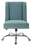 OSP Home Furnishings - Alyson Mesh Adjustable Managers Chair - Sky