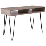 Flash Furniture - Franklin Rectangle Contemporary Laminate  Home Office Desk - Oak