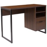 Flash Furniture - Northbrook Rectangle Laminate 1-Drawer Home Office Desk - Rustic