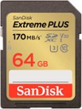 SanDisk - Extreme PLUS 64GB SDXC UHS-I Memory Card