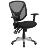Flash Furniture - Sam Contemporary Mesh Swivel Office Chair - Black