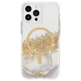 Case-Mate - Karat Marble Hardshell Case w/ MagSafe w/ Antimicrobial for iPhone 13 Pro Max - Gold