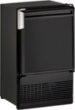 U-Line - 14" 23-lb Freestanding Ice Maker - Black