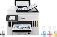 Canon - MAXIFY MegaTank GX7021 Wireless All-In-One Inkjet Printer with Fax - White