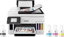 Canon - MAXIFY MegaTank GX6021 Wireless All-In-One Inkjet Printer - White