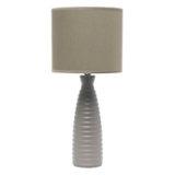 Simple Designs - Alsace Bottle Table Lamp - Taupe