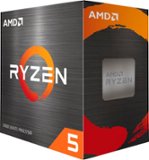 AMD - Ryzen 5 5600 3.5 GHz Six-Core AM4 Processor - Black