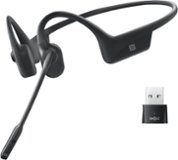 Shokz - OpenComm UC Wireless Bone Conduction Stereo Bluetooth Headset, USB-A - Black