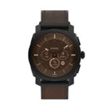 Fossil Machine Gen 6 Hybrid Smartwatch Dark Brown Leather - Brown, Black