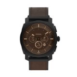 Fossil Machine Gen 6 Hybrid Smartwatch Dark Brown Leather - Brown, Black