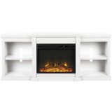 Ameriwood Home - Manchester Electric Fireplace TV Stand - White
