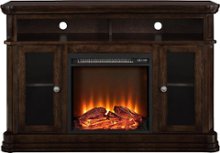 Ameriwood Home - Brooklyn Electric Fireplace TV Console - Espresso