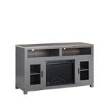 Ameriwood Home - Carver Electric Fireplace TV Stand - Gray