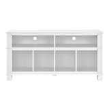 Ameriwood Home - Woodcrest TV Stand for TVs up to 55" - White