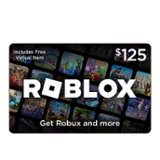 Roblox - $125 Digital Gift Card [Includes Free Virtual Item] [Digital]