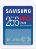 SAMSUNG Pro Plus 256GB SDXC Memory Card, Up-to 180MB/s, UHS-l, C10,U3,V30