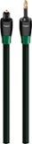 AudioQuest - OptiLink Forest 4.9' Optical Mini-to-Toslink Cable - Green