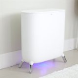 Sharper Image - SpaStudio Towel Warmer, Heated Comfort + Aromatherapy - White