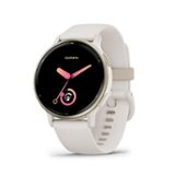 Garmin - vívoactive 5 GPS Smartwatch 42 mm Fiber-reinforced polymer - Gold Aluminum and Ivory - Image 13