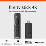Amazon Fire TV Stick 4K streaming device, includes support for Wi