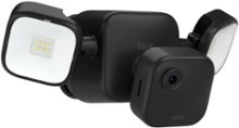 Blink - Cámara de seguridad de 1080p con 4 baterías para exteriores y reflector - Negro