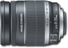 Canon EF S 18 200mm f/3.5 5.6 IS Standard Zoom Lens Black - Best Buy