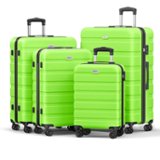 Brick Attic 4 Piece Luggage Sets Hardshell Suitcase Set PC ABS