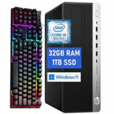 HP Refurbished Excellent ProDesk 600G5 SFF Desktop PC, Intel Core
