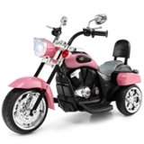 ちびバイ Costway 6V Kids Ride on Chopper Motorcycle 3 Wheel Trike with